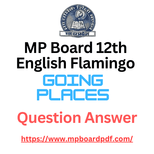 MP Board 12th English Going Places Question Answer 